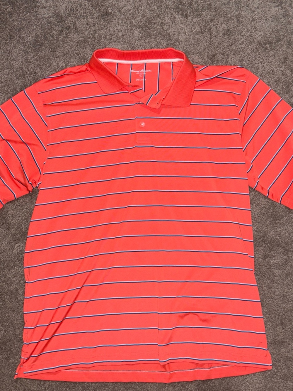 Tommy Bahama Coral Stripe Short-Sleeve Polo